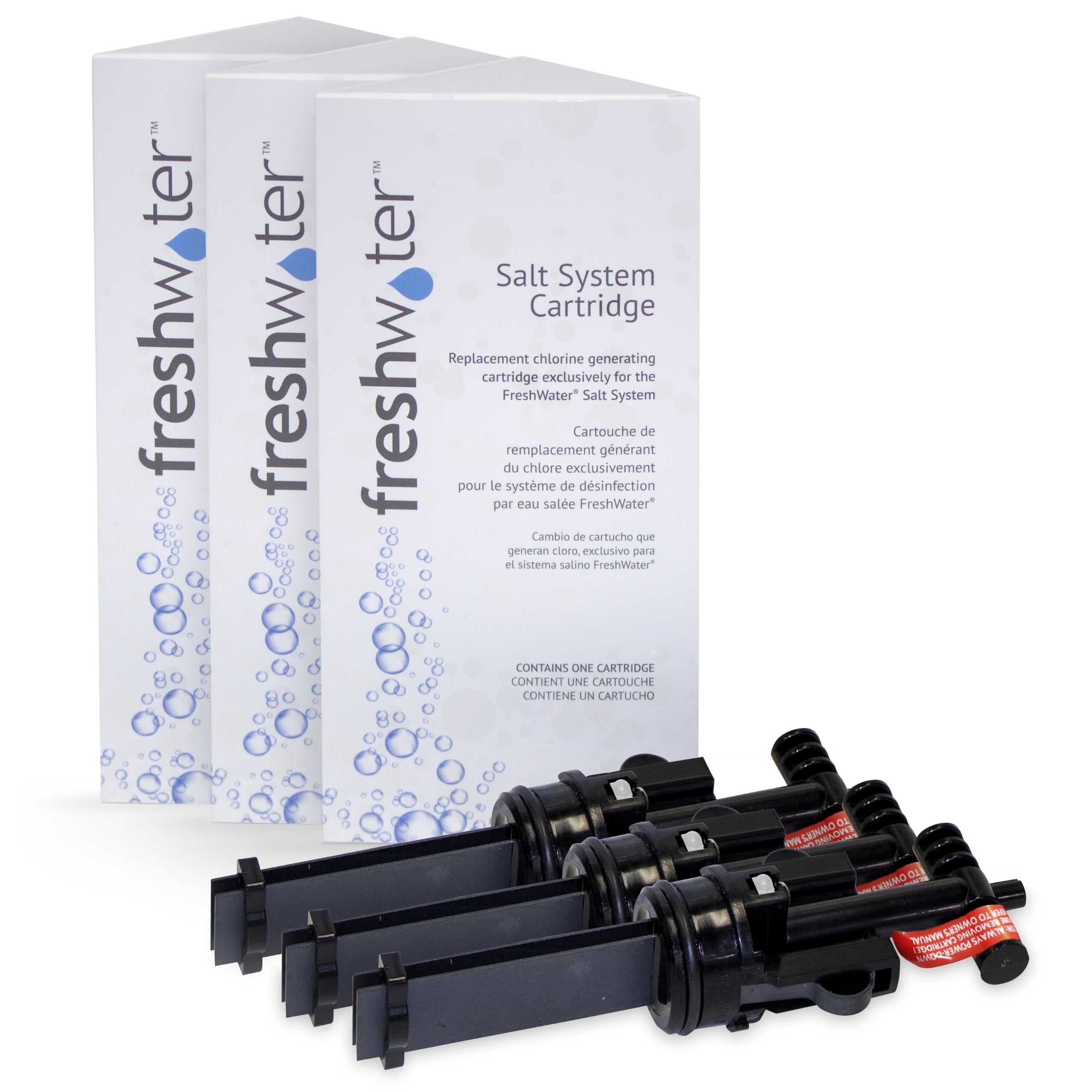 FreshWater Salt System Replacement Cartridge Water Cleaning 3 Pack