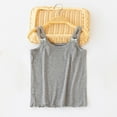 thumbnail image 1 of Freshbabe Girls Lace Trim Camisole Tank Tops, Sleeveless Undershirts, Cute Summer Layering Tops for Kids, 4th Of July, 1 of 4