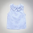 thumbnail image 1 of Freshbabe Girls Pink Gingham Sleeveless Tank Top,Collar Plaid Blouse, Casual Cute Gingham Tank Top for School, Summer and Holiday Wear, 1 of 4