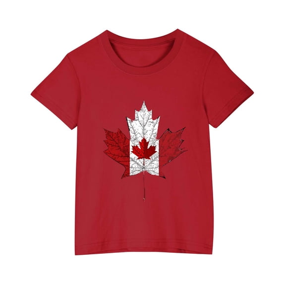 Freshbabe Kids Boys Girls'Print Regular Fit Crew Neck Short Sleeve T-Shirt, Nature Graphic Casual Tee,Size3-10