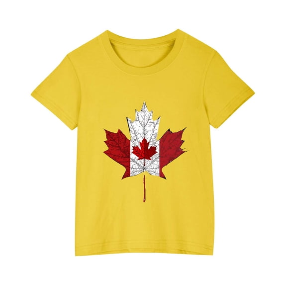 Freshbabe Kids Boys Girls'Print Regular Fit Crew Neck Short Sleeve T-Shirt, Nature Graphic Casual Tee,Size3-10