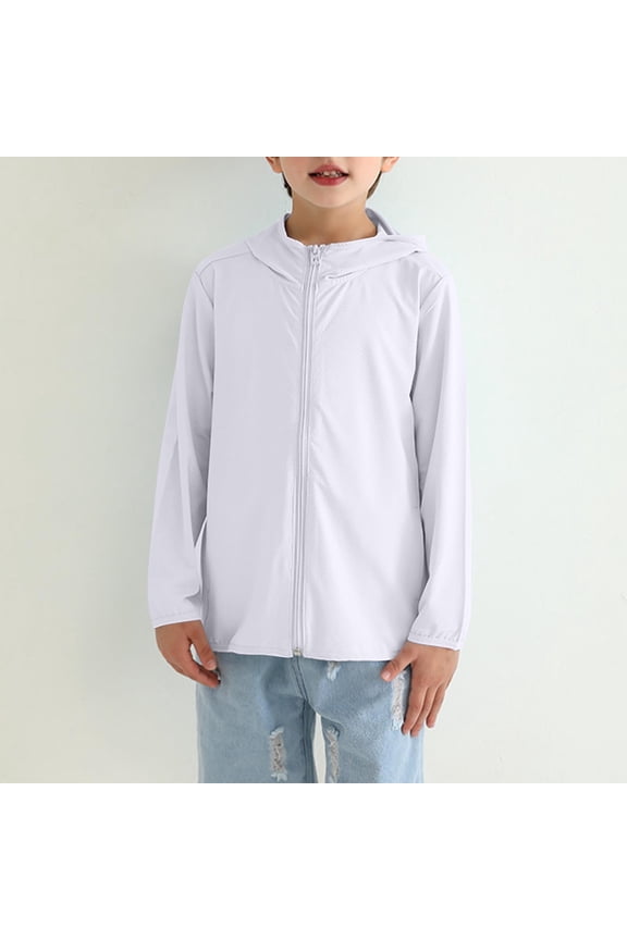 Kids Breathable Mesh Jacket,Full Zip Lightweight Coat,4th Of July Beach Trip & Back To School Summer Holiday Outerwear，Size3-12