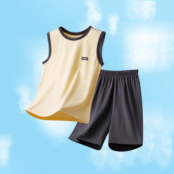Freshbabe Kids Solid Athletic Mesh Tank Tops, Quick Dry Breathable Tops for Boys Girls, Sports Shirts for Summer Activities,,Size 5-17