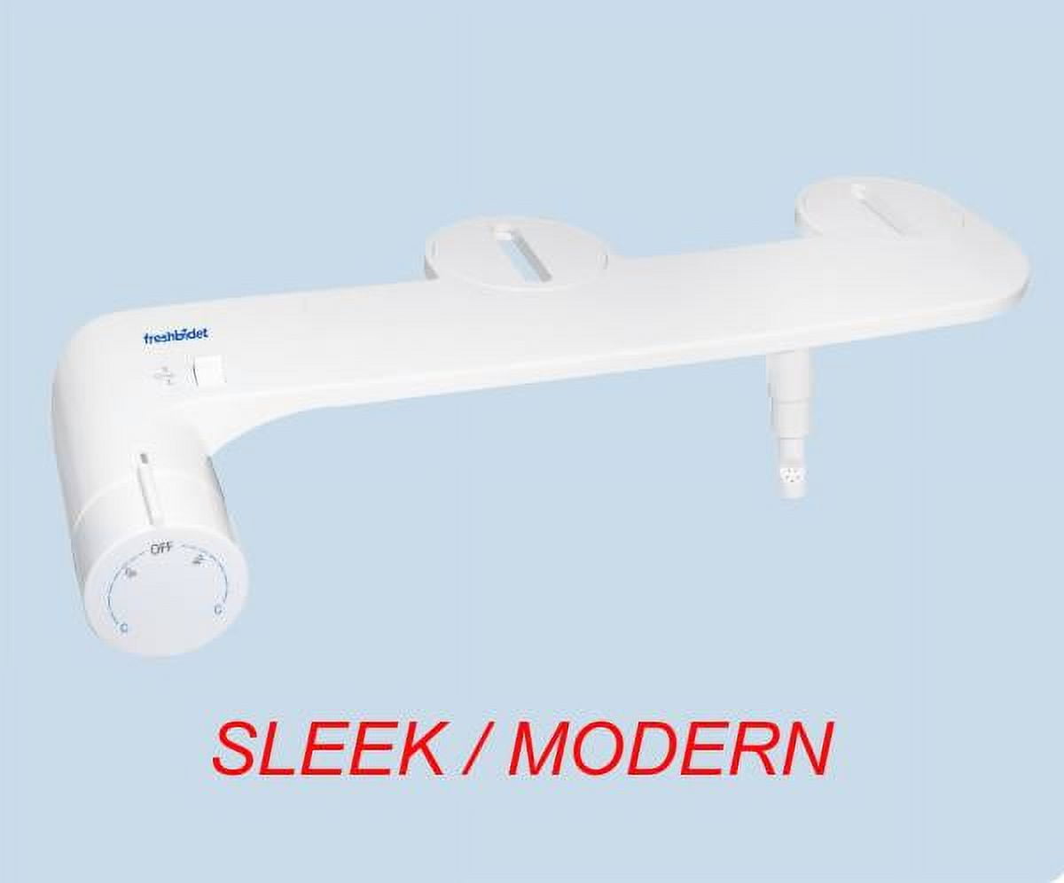 Freshbidet Non electric Bidet Attachment White Adjustable Angle