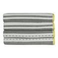 thumbnail image 1 of Freshee 4-Piece Bath Towel Set, Grey Stripe - Featuring Intellifresh Antimicrobial Technology, 1 of 6