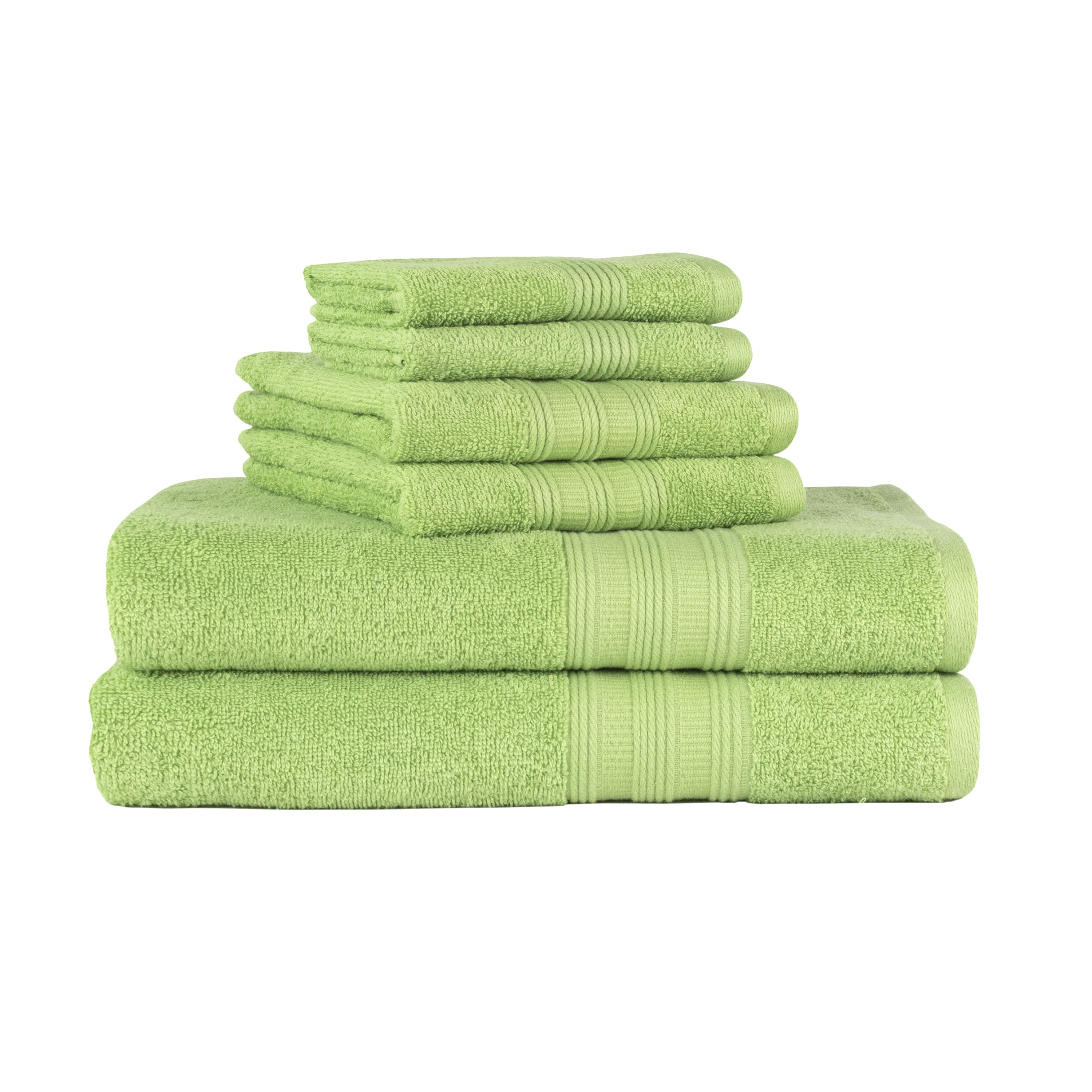 Freshee 4-Piece Bath Towel Set, Orange - Featuring Intellifresh  Antimicrobial Technology 