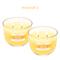 thumbnail image 1 of Freshens Morning Blossom Scented Jar Candle, 2 Wick, 14 oz, 40 Hours Burn, Pack of 2, Floral, 1 of 6