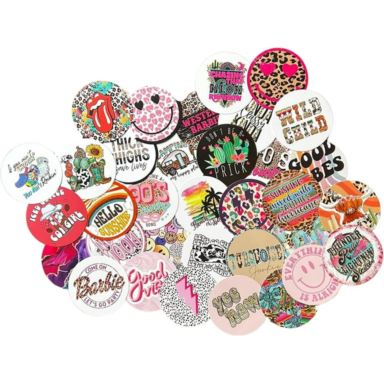 Freshie Cardstock Cutouts Rounds 2.5” inch for Freshies Random Mix | 32 Pk | for Scented Aroma Beads Bake with Mold for Car Freshie Designs, Cow