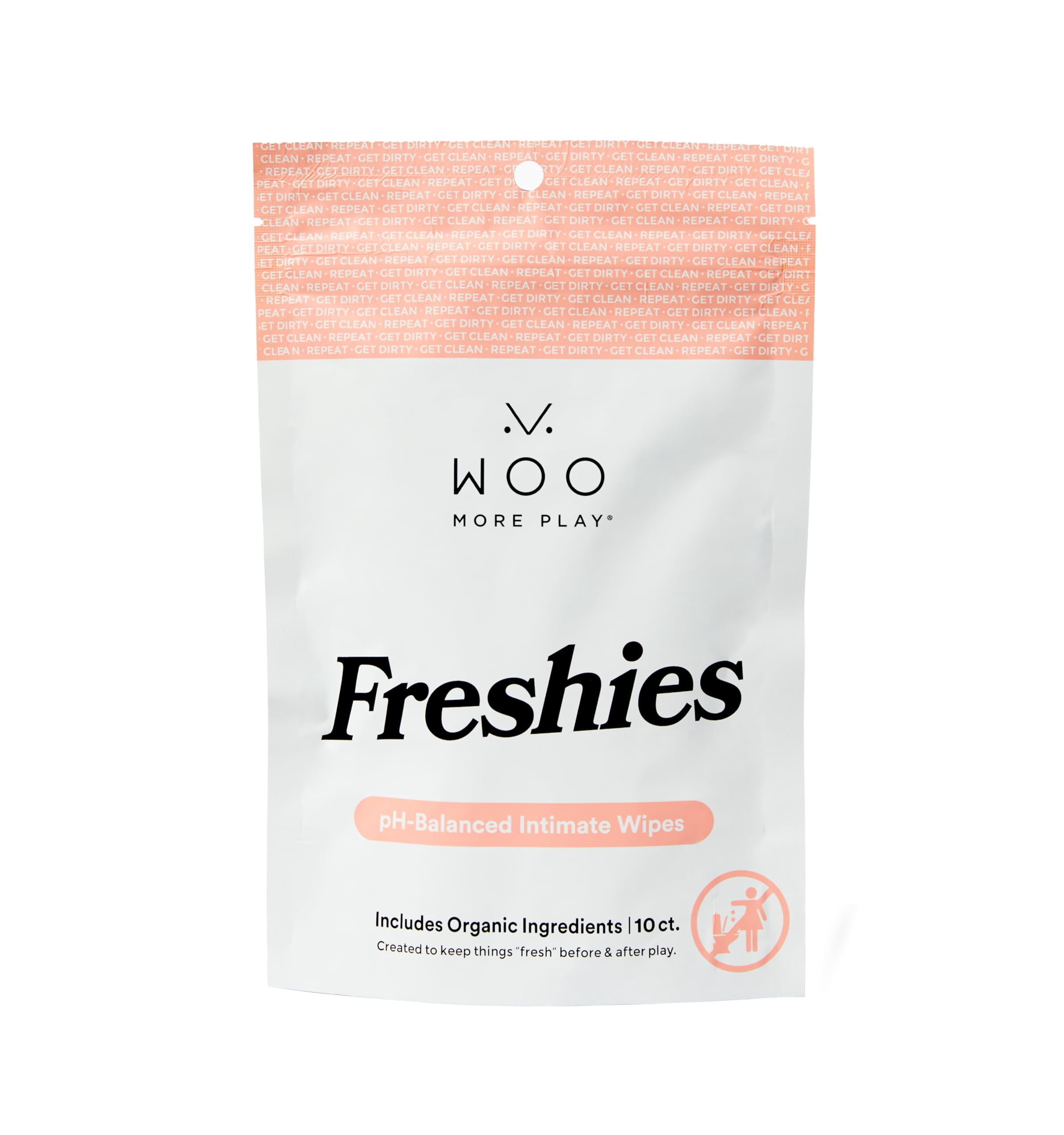 Freshies AllNatural Feminine Intimacy Towelette Wipes with Coconut