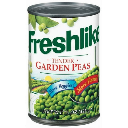 Freshlike Canned Garden Peas, 15 oz Can