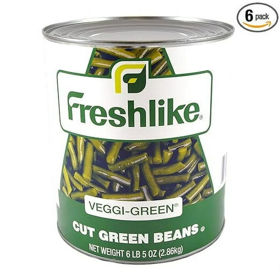 Freshlike Veggie Green Cut Beans - no. 10 can, 6 cans per case