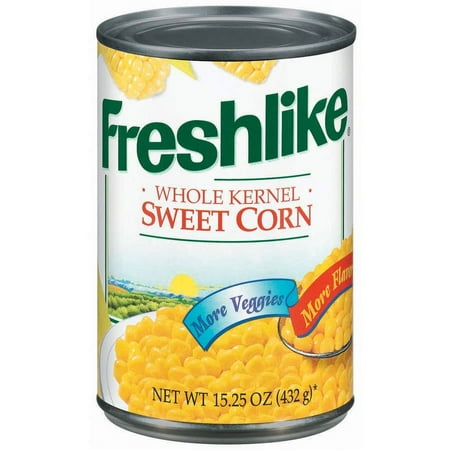 Freshlike Whole Kernel Sweet Corn, 15.25 oz Can