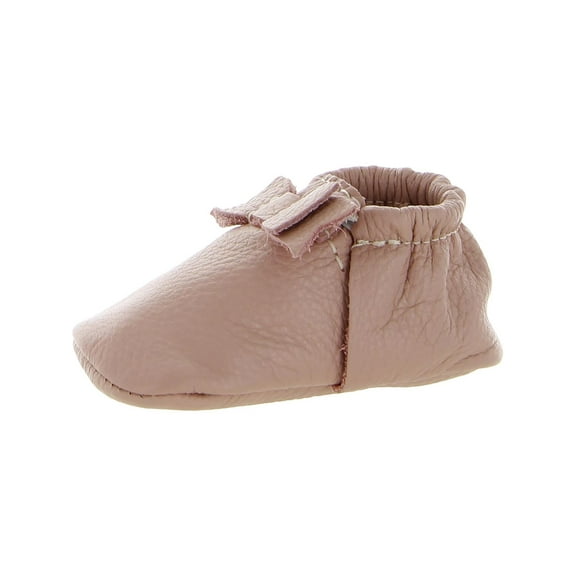 Freshly Picked First Pair Tutu Bow Moccasin Baby Shoe Size 3