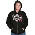 thumbnail image 1 of Freshly Squeezed Breast Cancer Aware Zip Hoodie Sweatshirt Women Brisco Brands S, 1 of 6