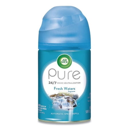 Freshmatic Ultra Automatic Spray Refill, Fresh Waters, 5.89 Oz Aerosol Spray | Bundle of 5 Each