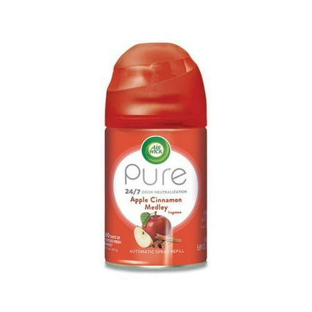 Freshmatic Ultra Spray Refill Apple Cinnamon Medley, Aerosol, 5.89 oz, 6/Carton