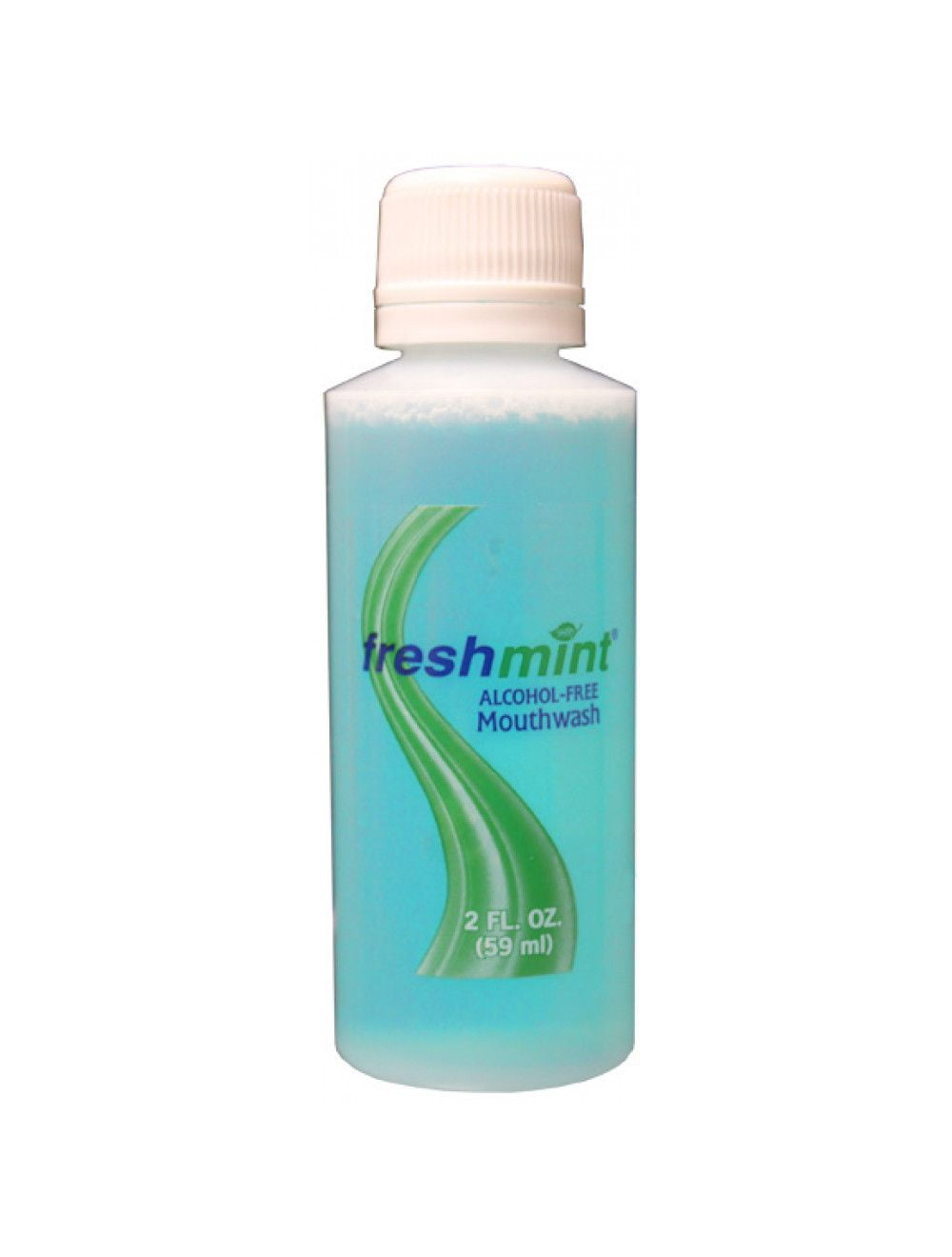 Freshmint® Mouthwash Alcohol Free 2.0 oz Clear Bottle 59 ml 12 / Pack