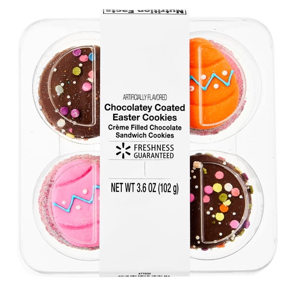 Freshness Guaranteed Chocolatey Coated Easter Sandwich Cookies, 3.6 oz, 4 Count