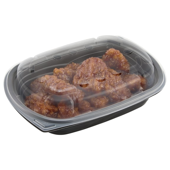 Freshness Guaranteed Hot and Ready-to-Eat BBQ Boneless Chicken Wing Tray, 10 Pieces