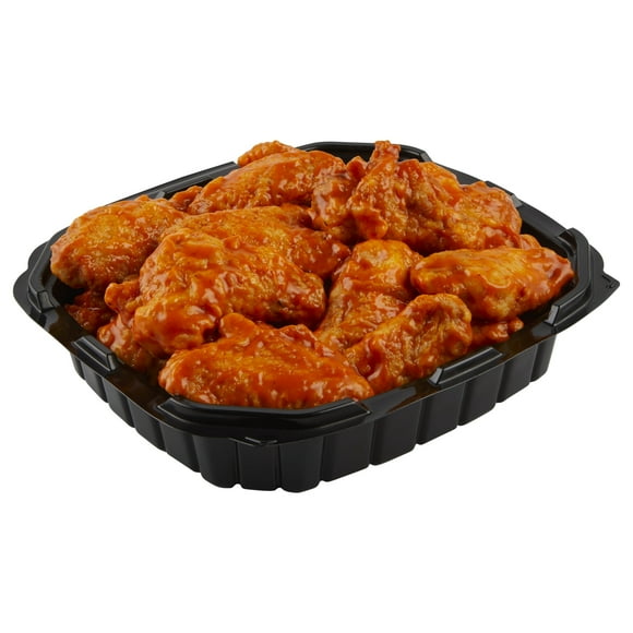 25-Count Buffalo Bone-In Wings Tray, Freshness Guaranteed (Hot & Ready-to-Eat)