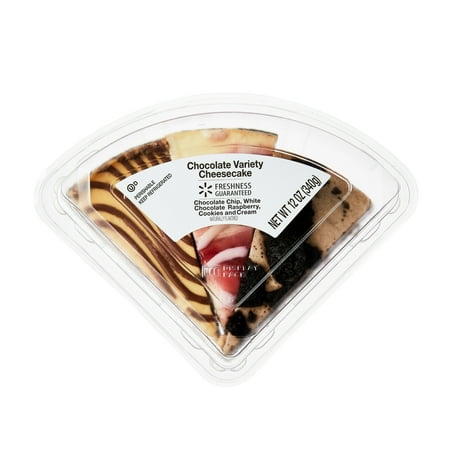 Freshness Guaranteed Chocolate Variety Cheesecake Slices, 12 oz, 3 Count (Refrigerated)