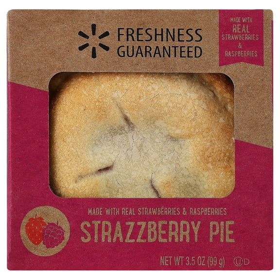 Freshness Guaranteed 4-inch Strazzberry Mini Pie, 3.5 oz, Baked, Cardboard Box, Shelf Stable