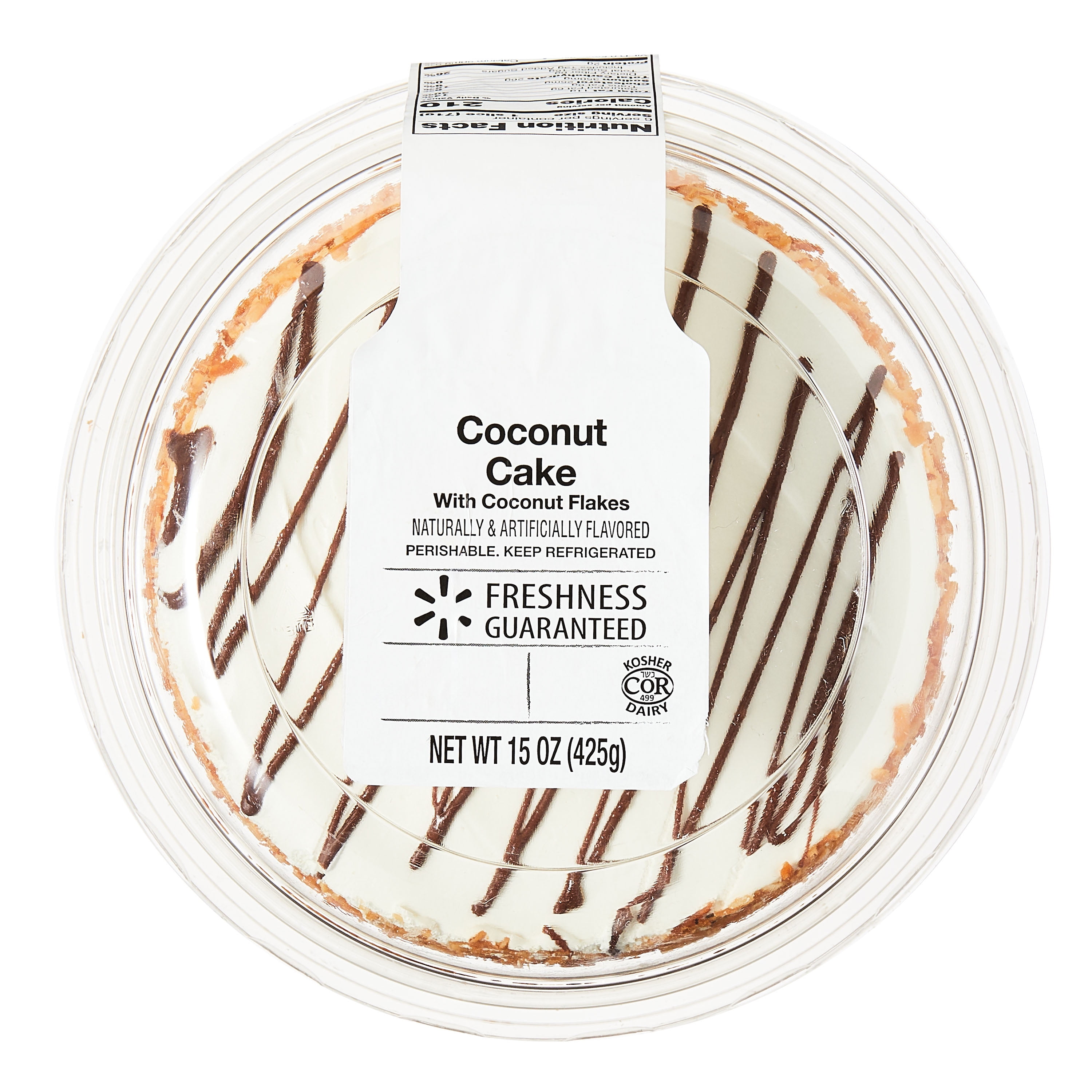 Freshness Guaranteed 5" Coconut Cake with Coconut Flakes, 15 oz