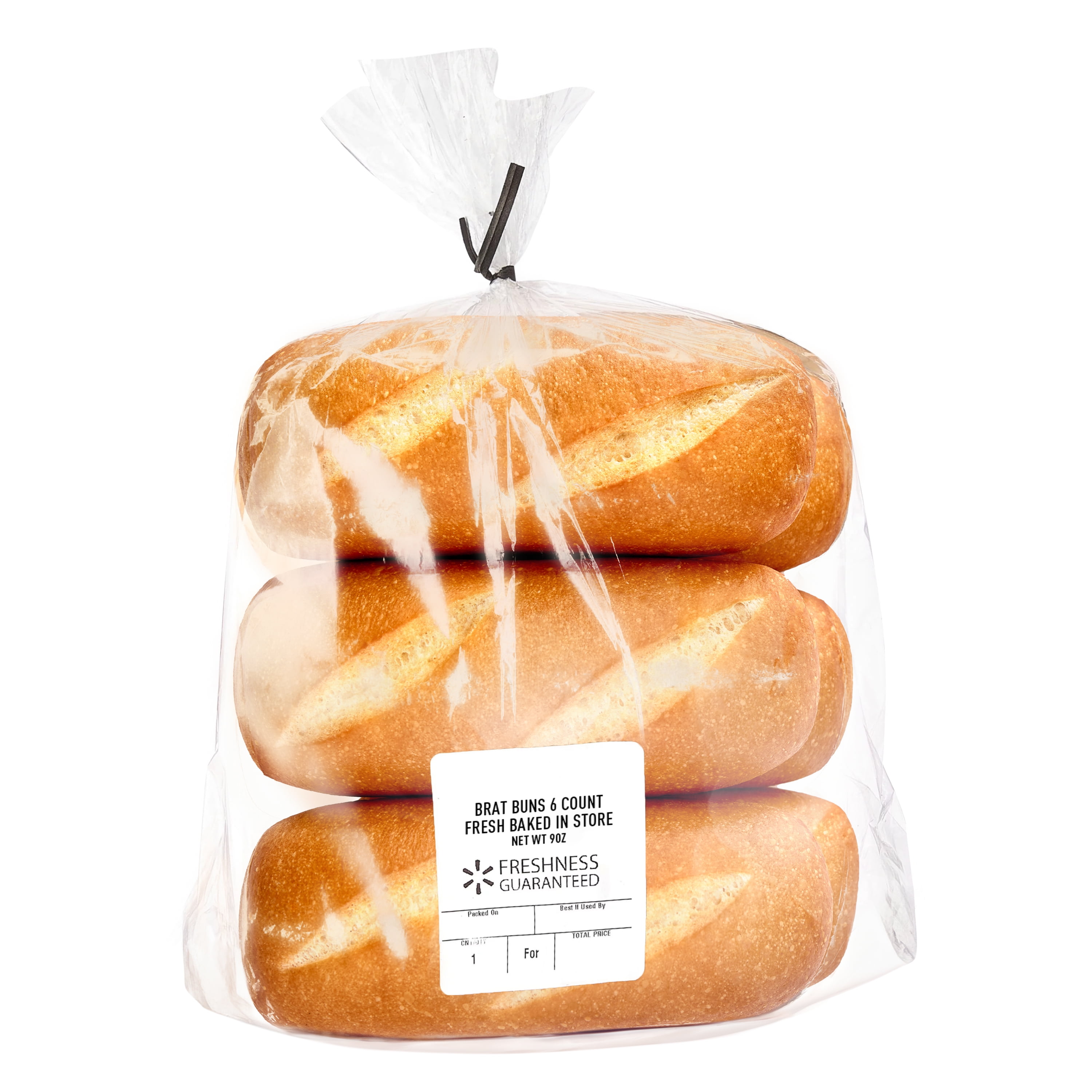 Freshness Guaranteed Bratwurst Buns, 9 oz, 6 Count