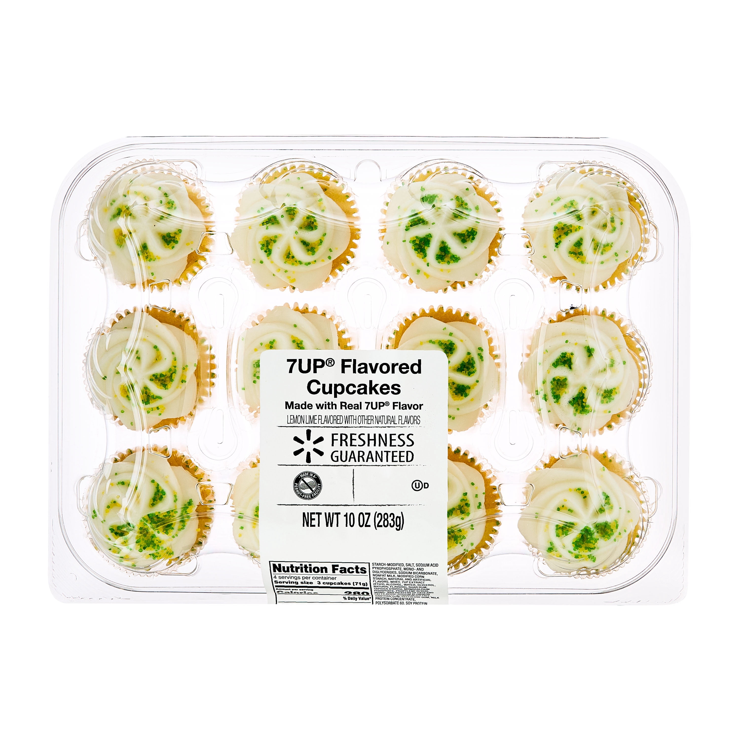 Freshness Guaranteed 7UP Flavored Cupcakes, 10 oz, 12 Count