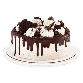 Freshness Guaranteed 7-Inch Round Cookies 'n Creme Cake, 36 oz (Regular, Tray, Refrigerate, Cookies n Creme Cake)