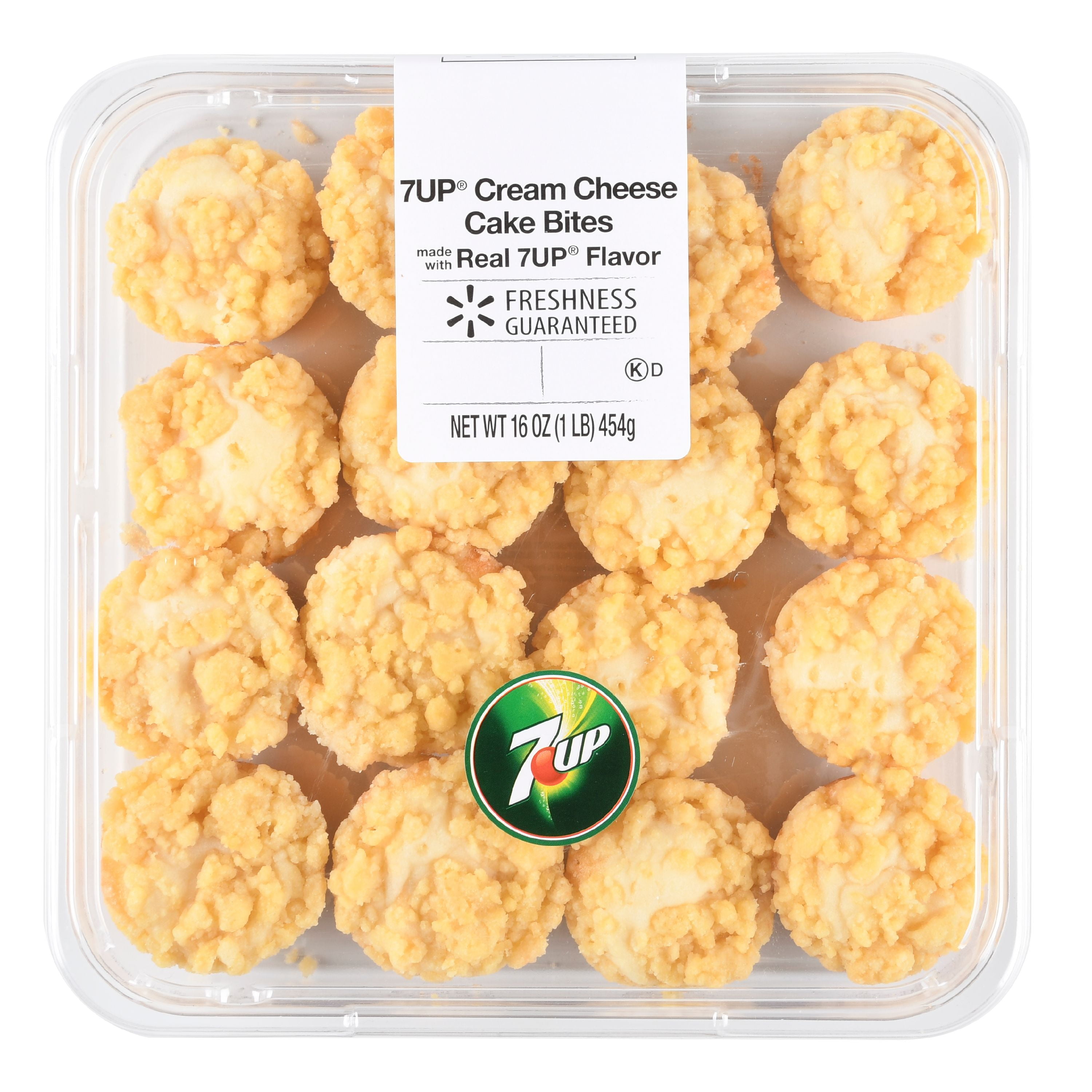 Freshness Guaranteed 7UP Cream Cheese Cake Bites, 16 oz, 16 Count