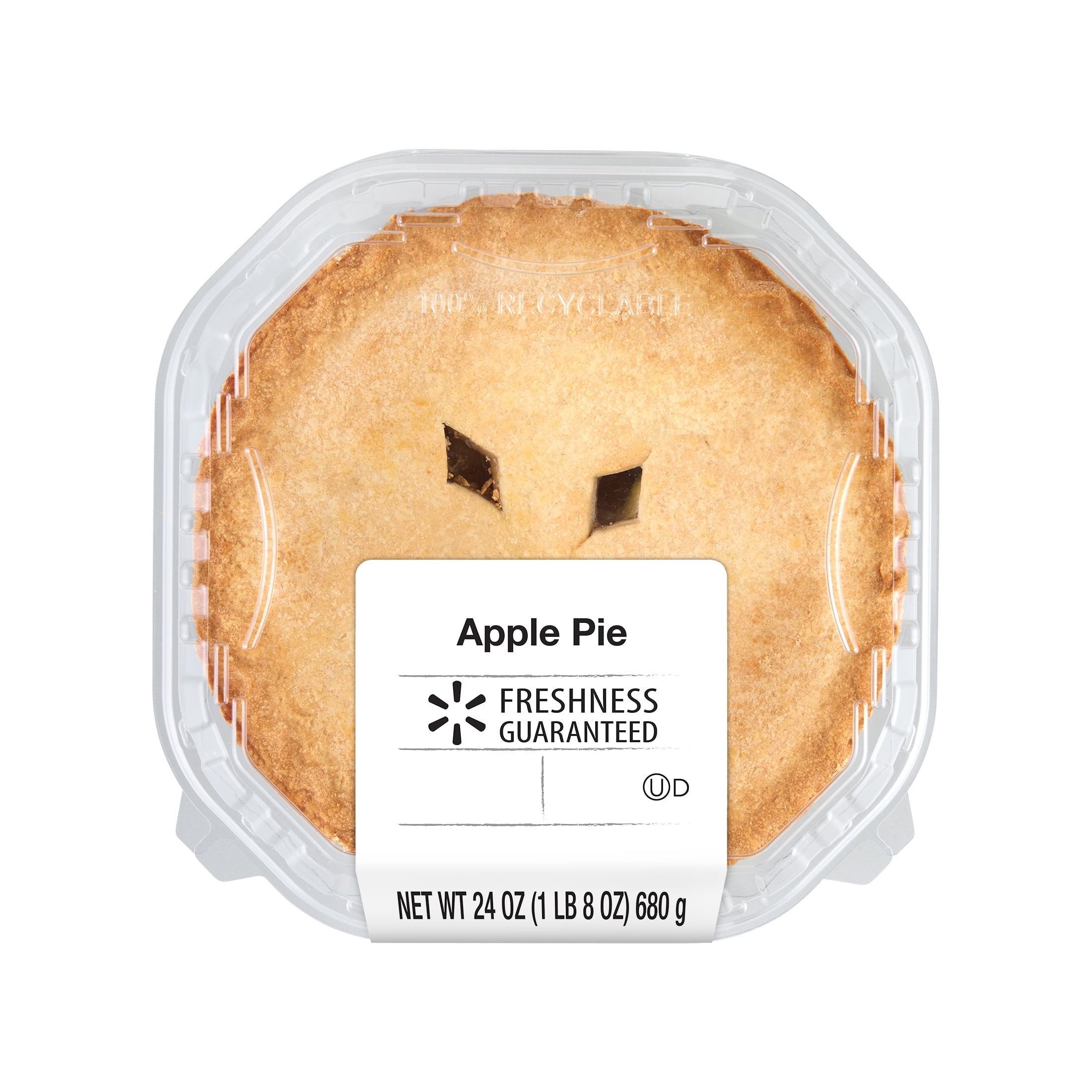 Freshness Guaranteed 8" Apple Pie, 24oz, 1 count, Whole, Baked