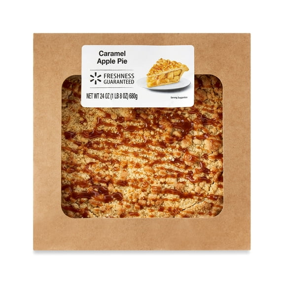 Freshness Guaranteed 8" Caramel Apple Pie, 24 oz Cardboard Box