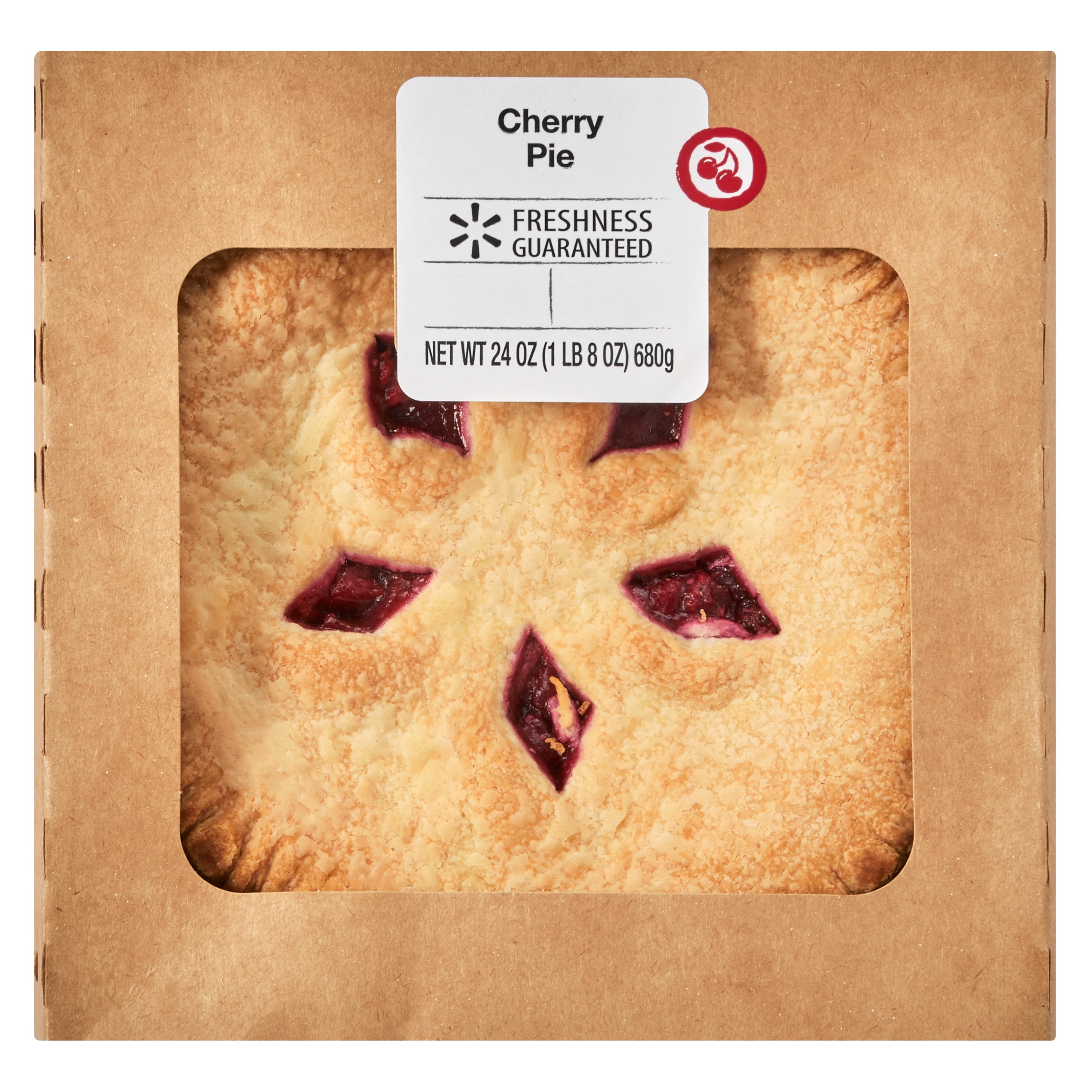 Freshness Guaranteed 8" Cherry Pie, 24 oz Paperboard Box (Shelf Stable/Whole)