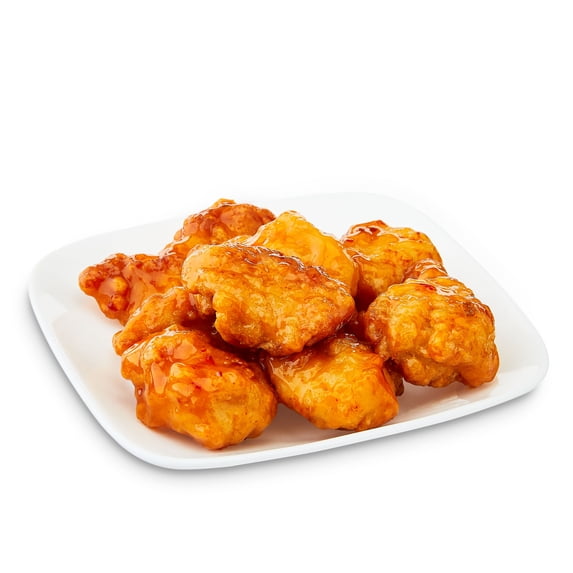 Freshness Guaranteed Hot and Ready-to-Eat Breaded Orange Boneless Chicken Wings, 8 Count