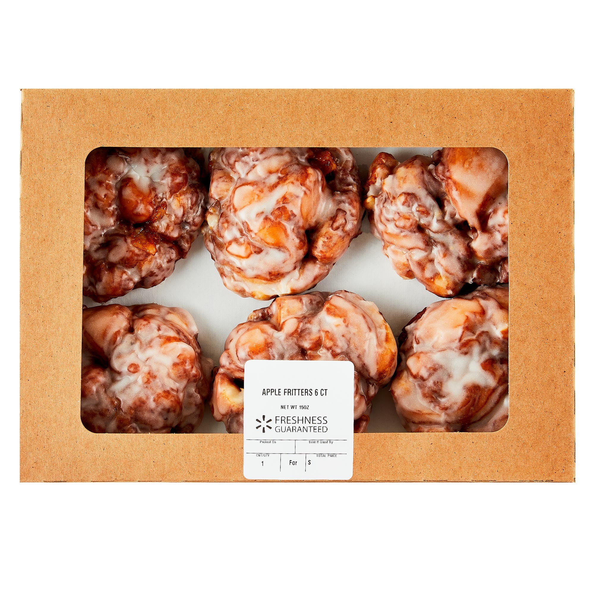 Freshness Guaranteed Apple Fritters, 15 oz, 6 Count