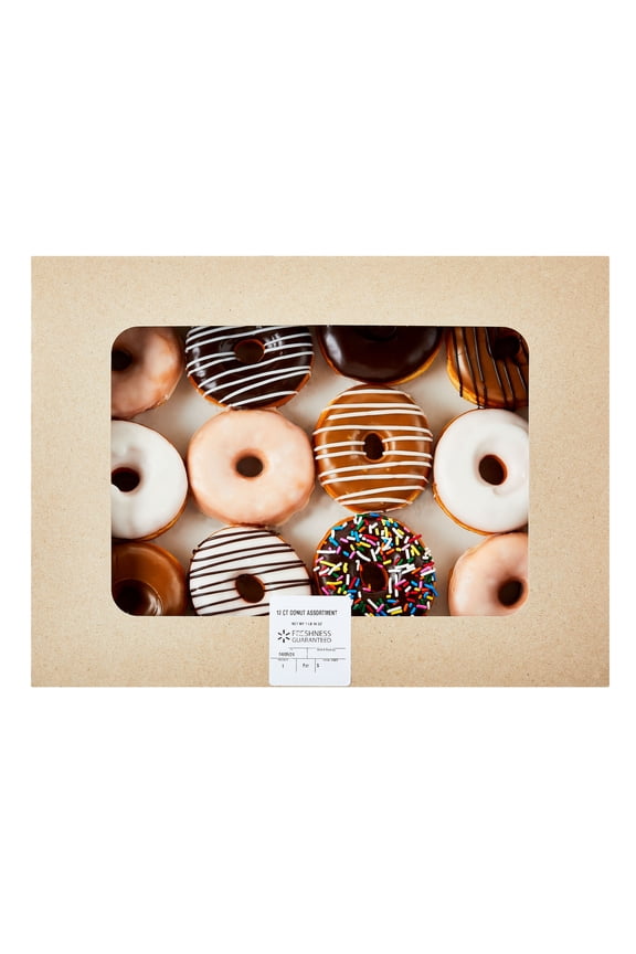 Regular Assorted Ring Donuts, 12 oz, 12 Count