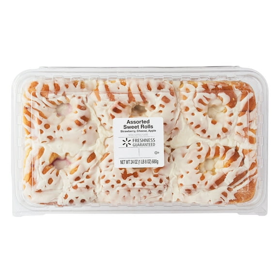 Freshness Guaranteed Assorted Whole Sweet Rolls, 24 oz, 6 Rolls