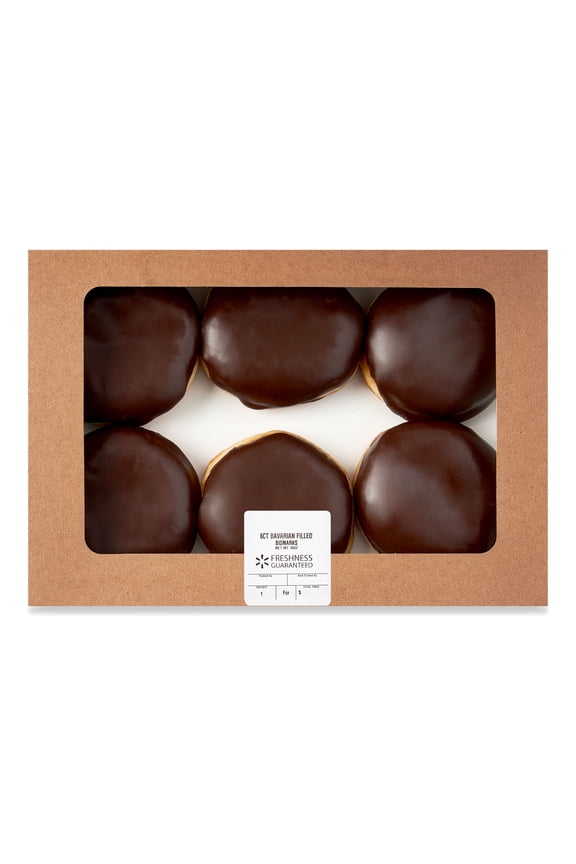 Bavarian Filled Bismark's Donuts, 16 oz, 6 Count