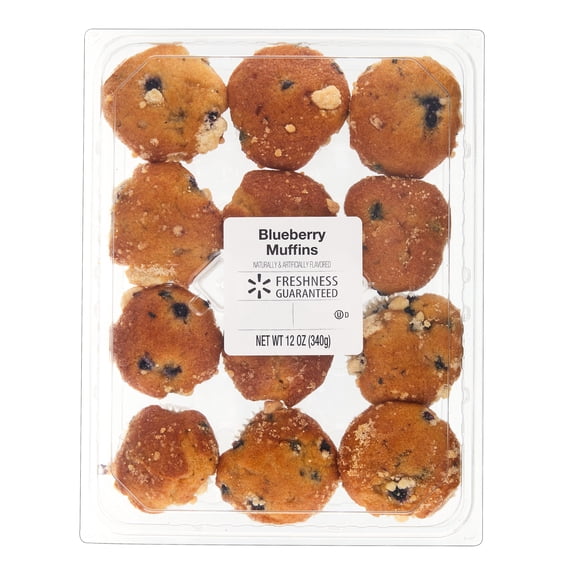 Freshness Guaranteed 12 count Mini Blueberry Muffins