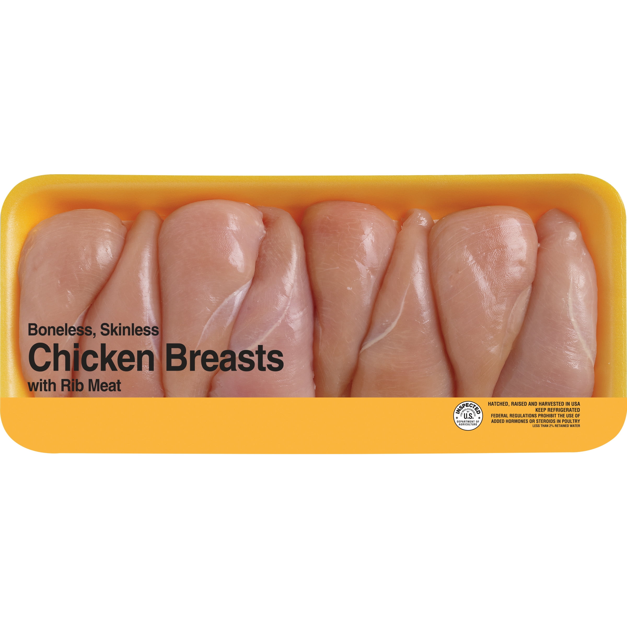 Freshness Guaranteed Boneless, Skinless Chicken Breasts, 3.0 - 7.3 lb Tray