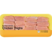 Freshness Guaranteed Boneless Skinless Chicken Thighs Family Pack, 4.7 - 5.6 lb Tray