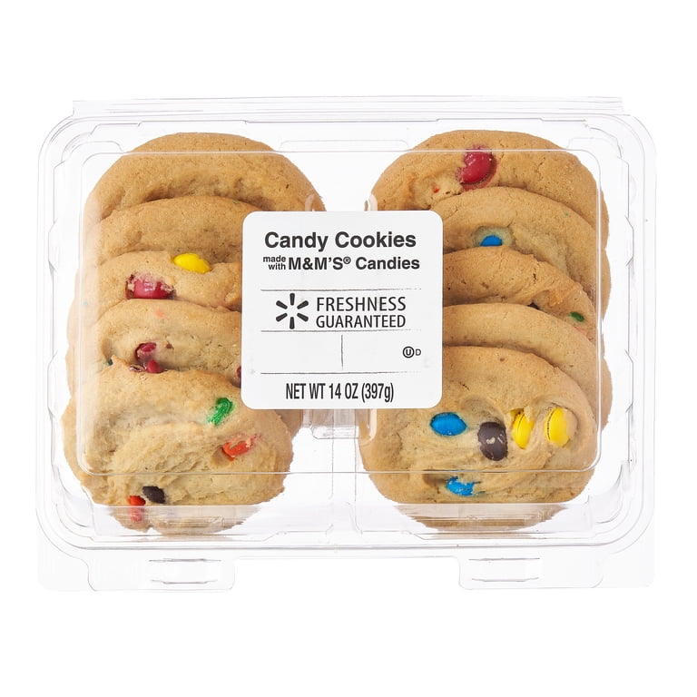 Freshness Guaranteed Candy Cookies with M&M'S, Soft-Baked, 14 oz