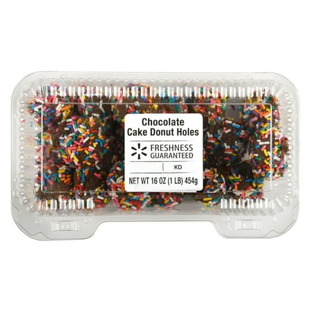 Freshness Guaranteed Chocolate Cake Donut Holes, 16 oz