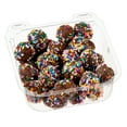 thumbnail image 1 of Freshness Guaranteed Chocolate Donut Holes with Sprinkles, 28 Count, 14 oz, Ready to Eat, 1 of 2