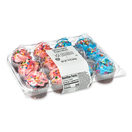 Freshness Guaranteed Chocolate Mini Cupcakes, 10 oz, 12 Count
