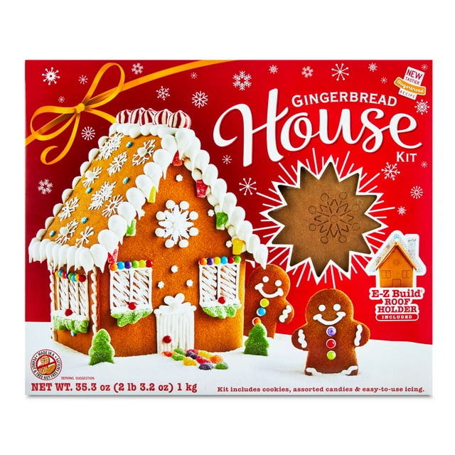 Freshness Guaranteed Christmas Gingerbread House Kit, 35.3 oz, 1 Count