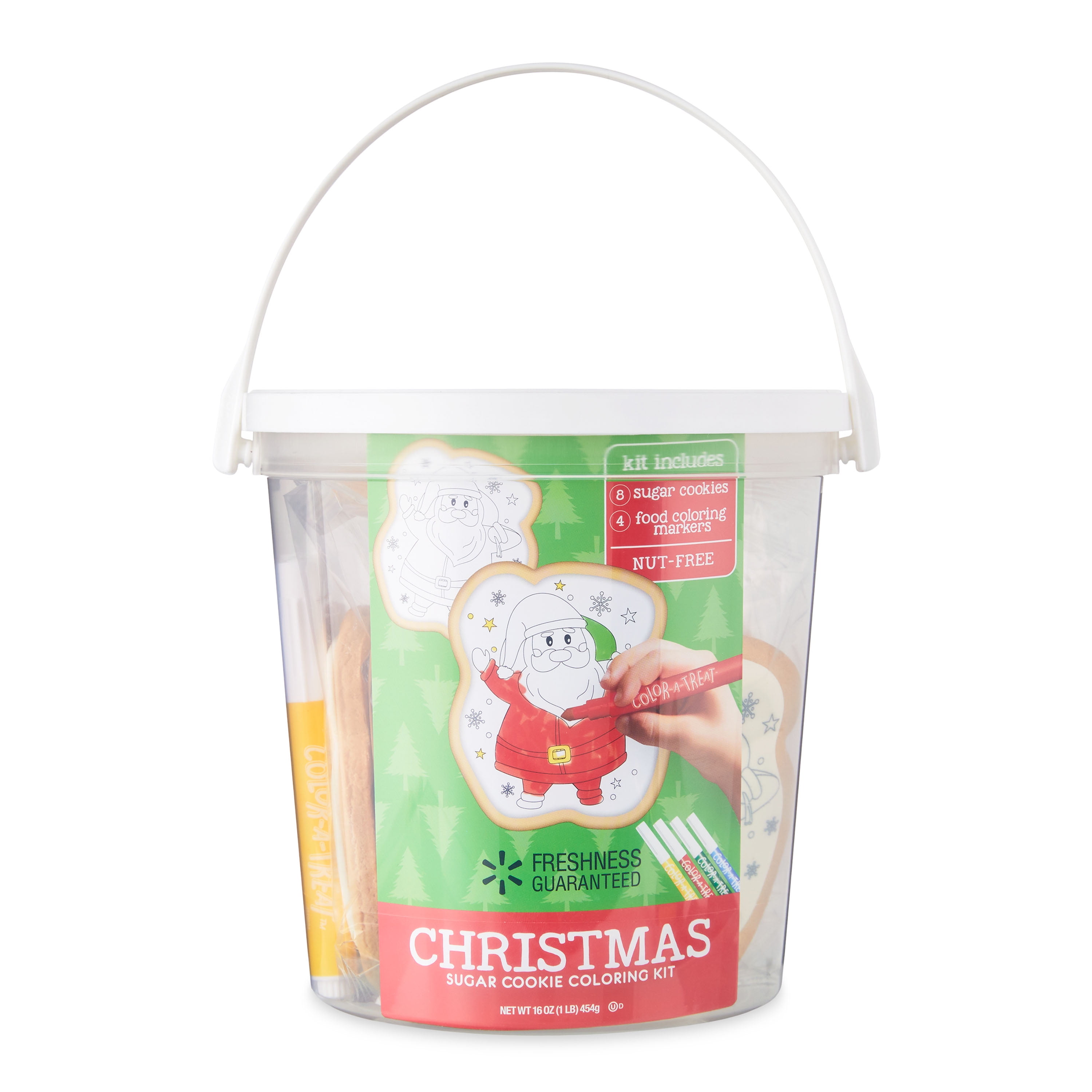 Freshness Guaranteed Christmas Sugar Cookie Coloring Kit, 16 oz