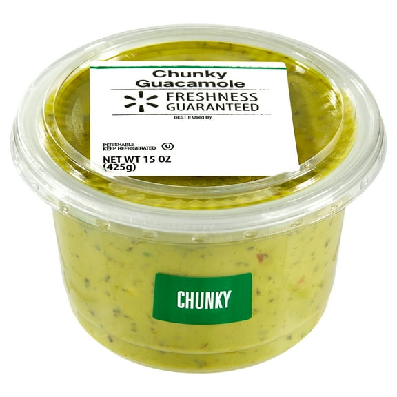 Freshness Guaranteed Chunky Guacamole, 15 oz Cup, Fresh