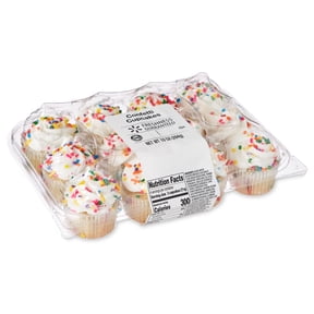 Freshness Guaranteed Confetti Mini Cupcakes, 10 oz, 12 Count, Reclosable Container